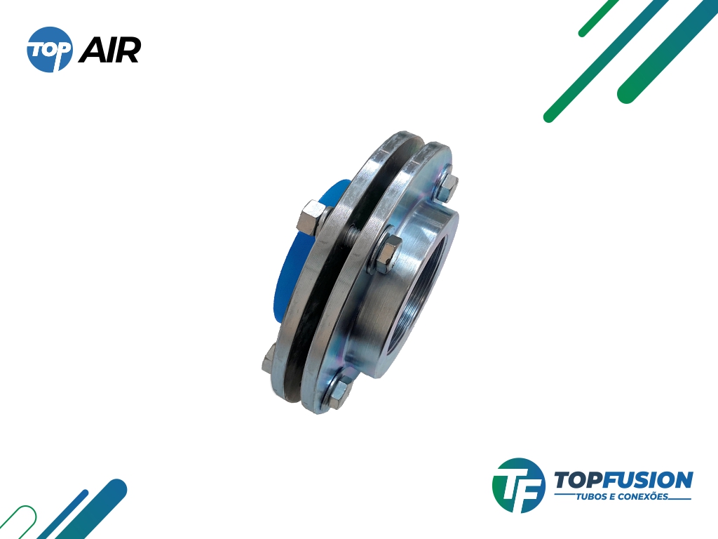 União Mista com Flange Padrão ANSI Fêmea - TopAir